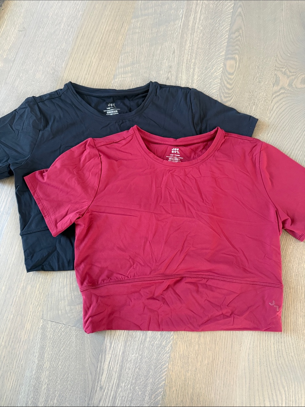 Joylab bundle of two spandex workout tops